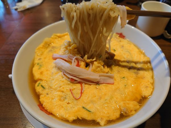 「【期間限定】天津麺530円(大盛モリモリサービス券)+他」@来来軒 南銀座店の写真