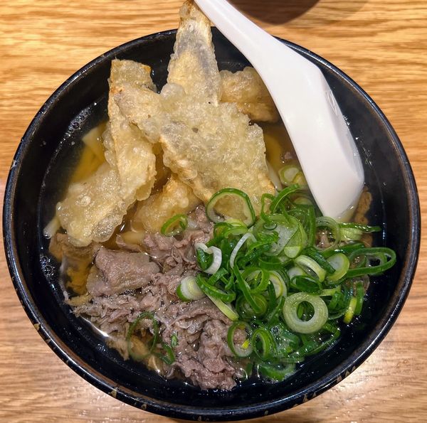 「肉ごぼう」@うどん平の写真