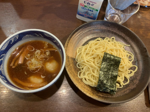 「ミックスわんたんつけめん1060円」@麺屋 はやしまるの写真