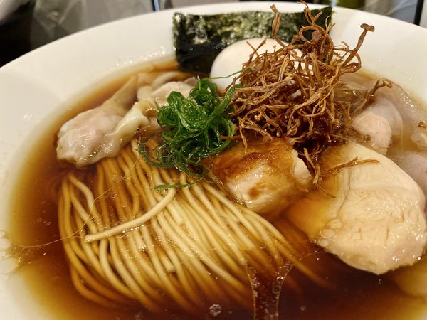 「プレミアムエビス 小瓶 → 純米吟醸 駿 → 特上醤油らぁ麺」@Ramen Break Beatsの写真