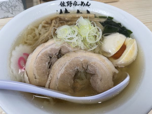 「佐野ラーメン650円+厳選煮卵120円×税」@佐野らーめん 佐よしの写真