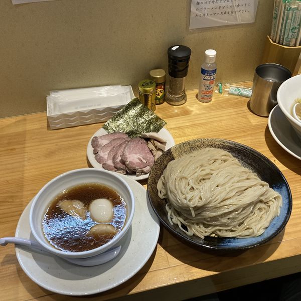 「味玉醤油つけめん」@麺屋 希楽夢の写真
