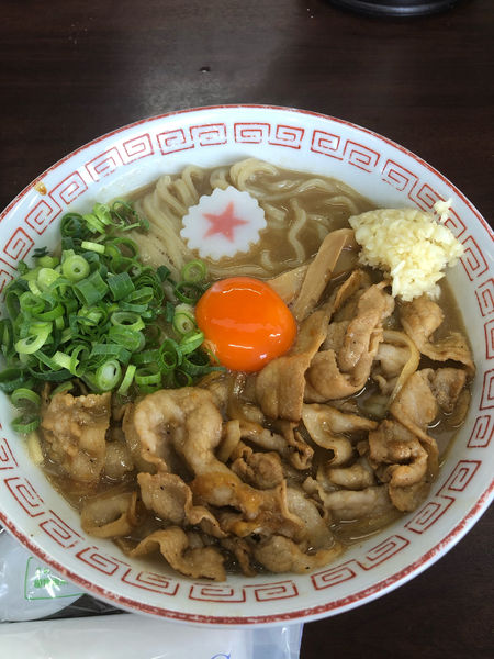 「肉玉そば　大盛り　1080円」@元祖 肉玉そば越智の写真