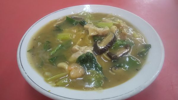 「龍鳳撈麺《カラシ入りそば》(¥750)」@龍鳳の写真