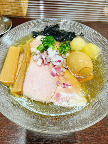 「冷製鯵煮干し 塩」@麺や 睡蓮の写真