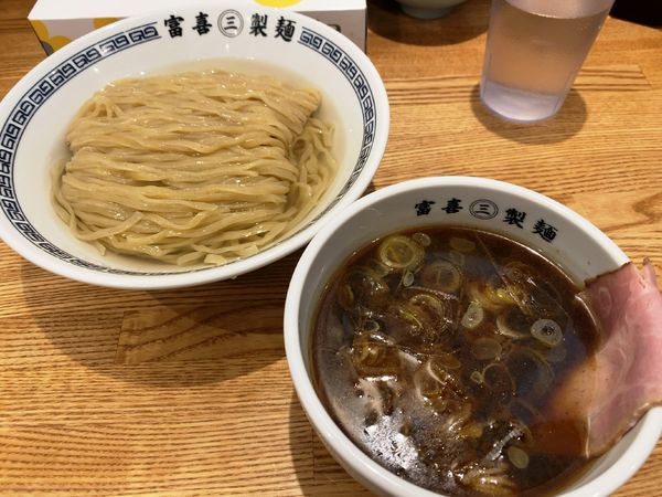「鰹昆布出汁つけそば（大）」@千葉栄町富喜製麺所の写真