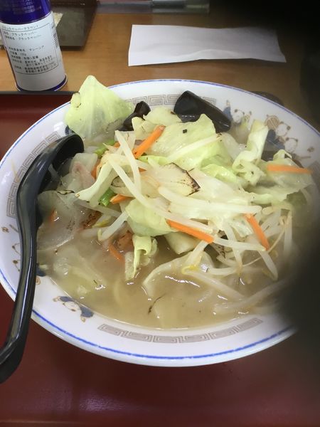 「野菜たっぷりタンメン 690円」@山田うどん 貝塚インター店の写真