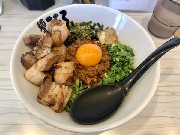 「肉入り台湾まぜそば1060円」@麺屋こころ 大岡山本店の写真
