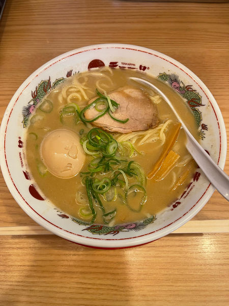 「こってり 味玉トッピング」@天下一品 多摩ニュータウン店の写真