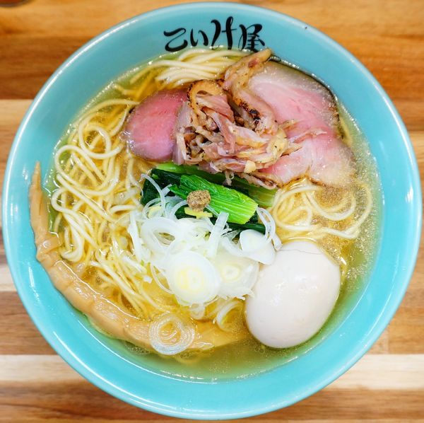 「味タマゴシャモ中華そば」@仙臺自家製麺こいけ屋分店 綠栽の写真