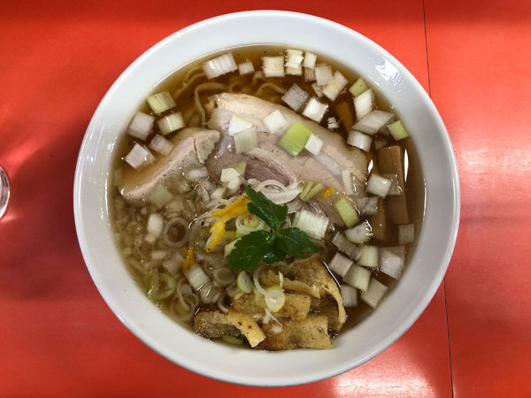 「淡麗秋刀魚煮干しらーめん」@麺や 松辰の写真