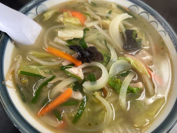 「タンメン 600円」@おかもと食堂の写真