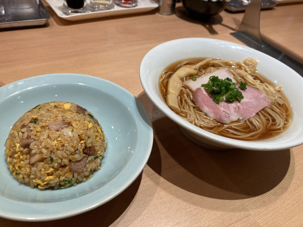「らぁ麺＋半チャーハンセット」@らぁ麺 きよ田の写真