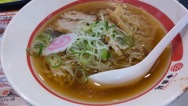 「しじみエキス入り醤油らーめん大盛り400円(～11時）」@幸楽苑 野田堤台店の写真