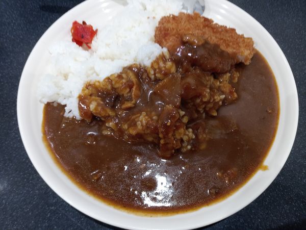 「カツカレー600円」@壷屋 豊橋駅店の写真
