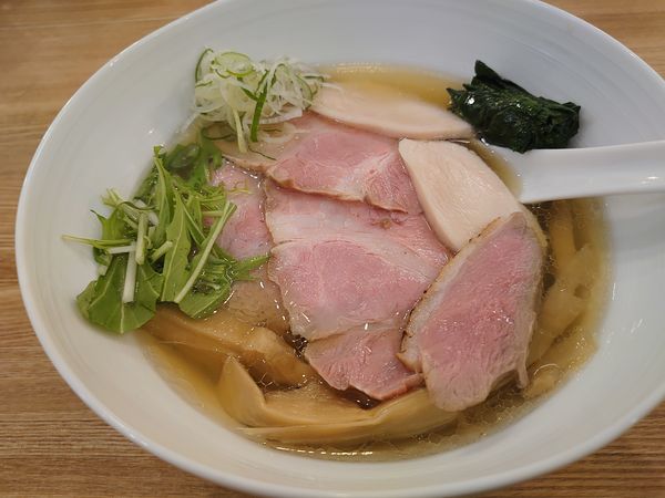 「肉増し塩そば」@中華そば きなりの写真