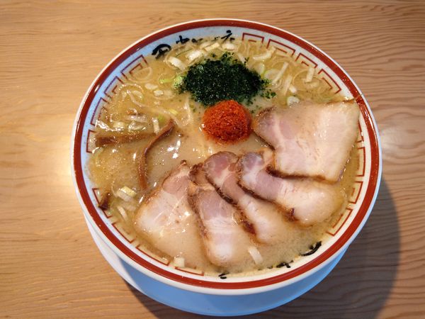 「山形辛味噌チャーシュー2枚トッピング」@田中そば店 泉中央南店の写真