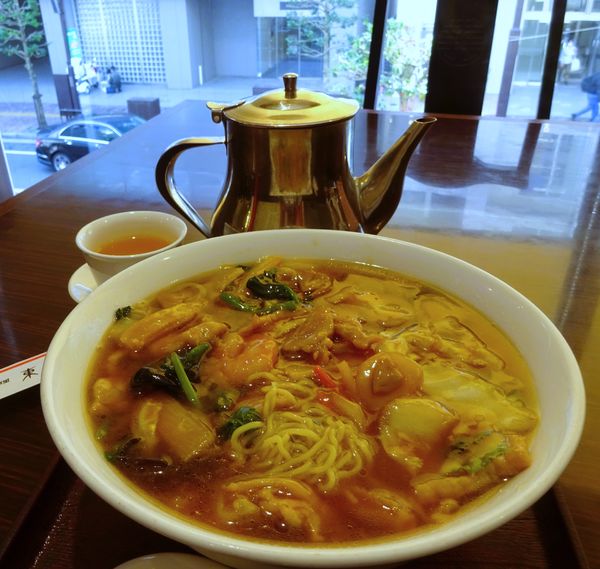 「東魁湯麺（特製スープあんかけ野菜そば）（950円）」@東魁楼 本店の写真