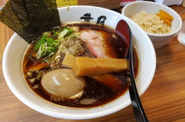 「宮ブラック　小ライス」@らぁめん 葉月の写真