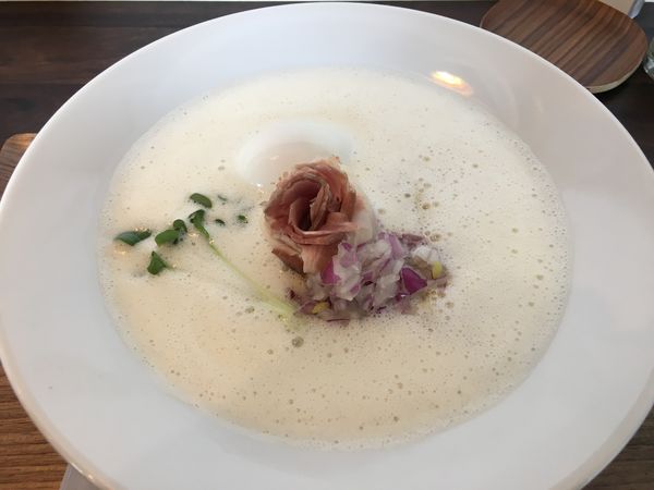 「泡鶏白湯らーめん 塩＋味玉」@鶏×麦 ららの写真