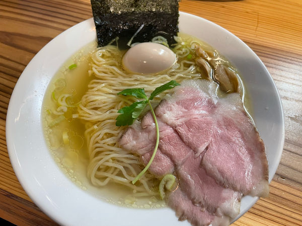 「煮干し味玉塩そば」@純水煮干し中華そば 匠庵の写真