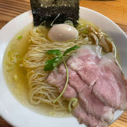 煮干し味玉塩そば