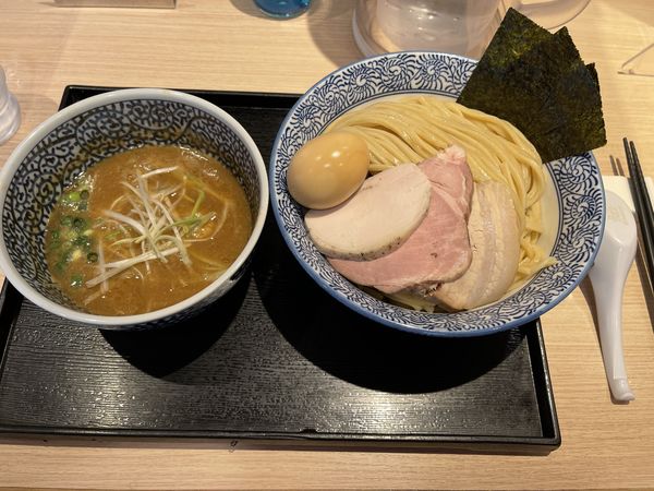 「特製濃厚魚介つけ麺、大盛り」@麺屋 一燈の写真