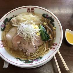 特選アゴ節塩ラーメン、大盛り