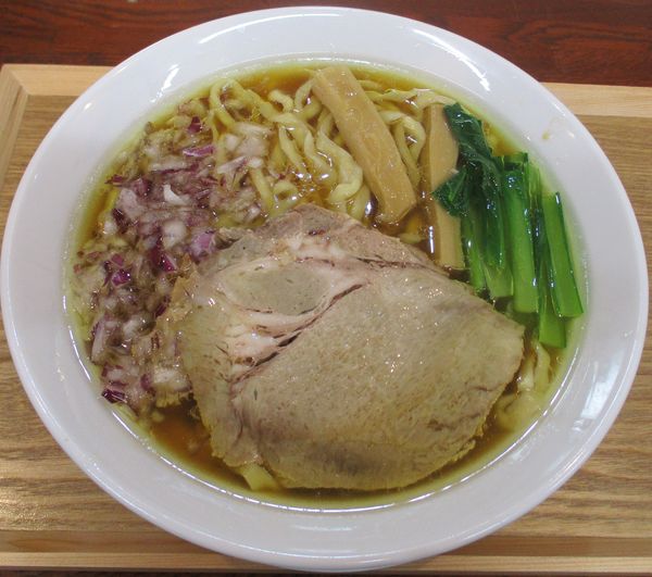 「中華そば（醤油）麺200g　900円」@中華そば 千乃鶏の写真