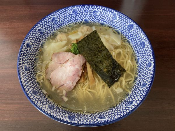 「ワンタン麺 塩」@中華そば 薫風の写真