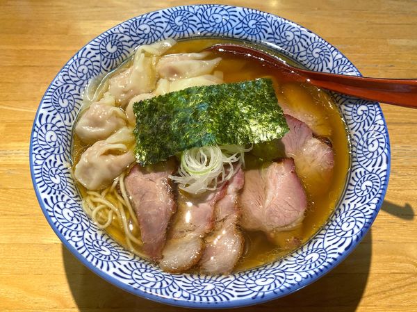 「わんたん焼豚そば 1,200円」@支那そば なかじまの写真