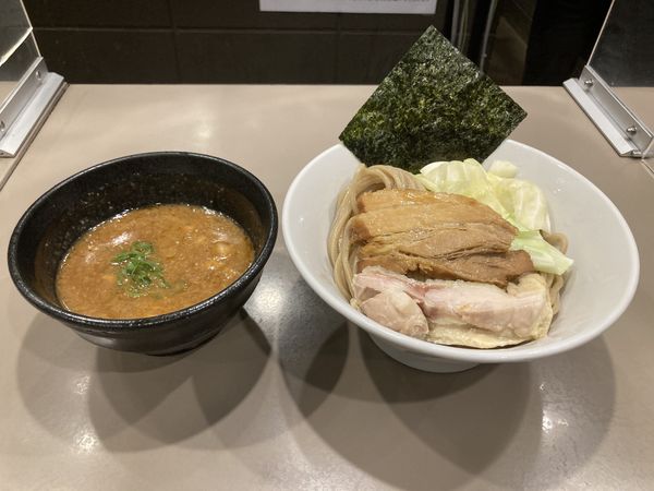 「海老つけめん肉増」@つけ麺 五ノ神製作所の写真