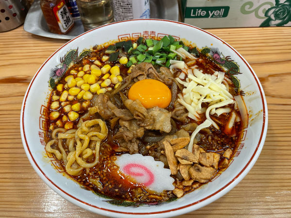 「旨辛肉麺950円」@中華ソバ ハマダヤ 50号バイパス店の写真