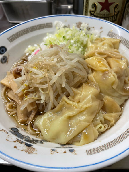 「油そば ワンタン」@中華そば みたかの写真