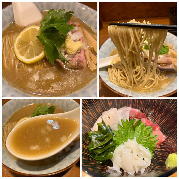 「【限定】濃厚縞ほっけそば 990円 海鮮丼 500円」@寿製麺よしかわ 川越店の写真