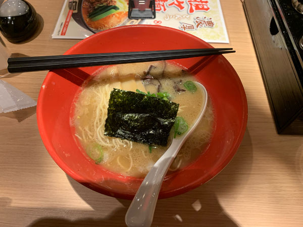 「とんこつミュープラットセット1,000円+チューハイ&ハイボール」@麺場 ラの壱 一宮駅前店の写真