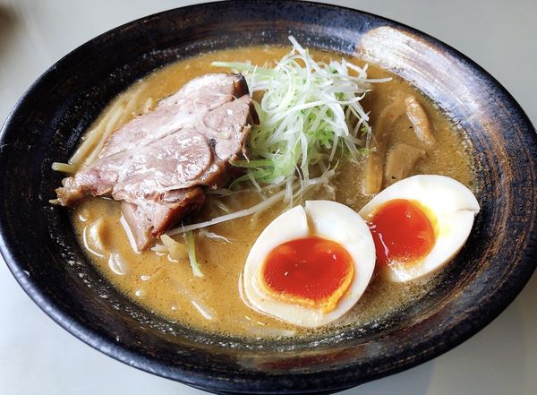 「一玄みそラーメン（830円）、味玉（110円）」@味噌らーめん 一玄の写真