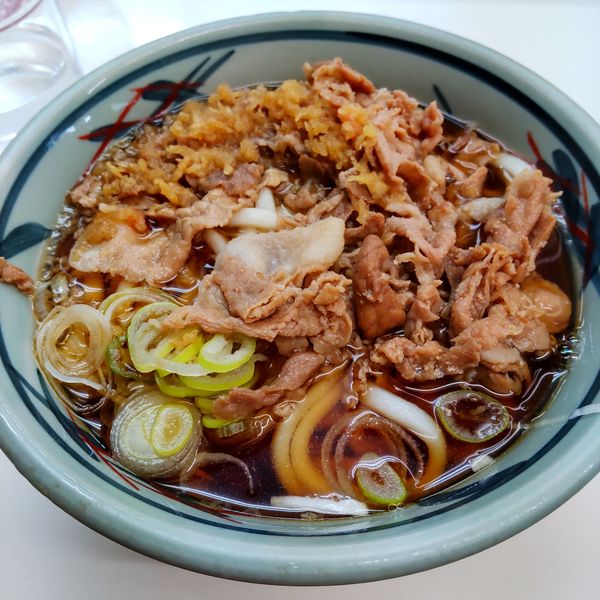 「肉うどん（￥450）」@お食事処 いはら屋の写真