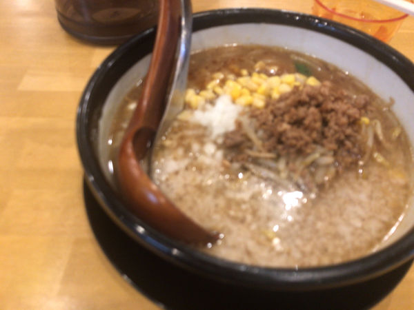 「味噌ラーメン(背脂多め) 800円」@味噌ラーメン専門店 日月堂 新座店の写真