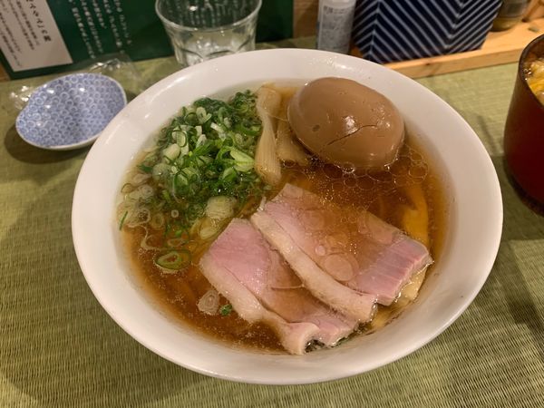 「鴨らーめん+小親子丼+煮卵 ￥1050(セット価格)+￥100」@らーめん 鴨to葱の写真