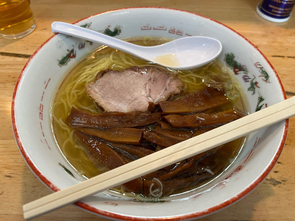 「メンマ中華そば大【850円】」@中華そば さとうの写真