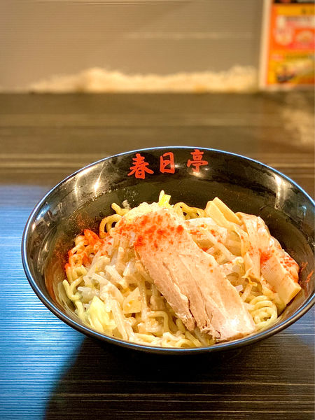 「鶏豚油そば(並盛)」@油そば専門店 春日亭 明大前店の写真