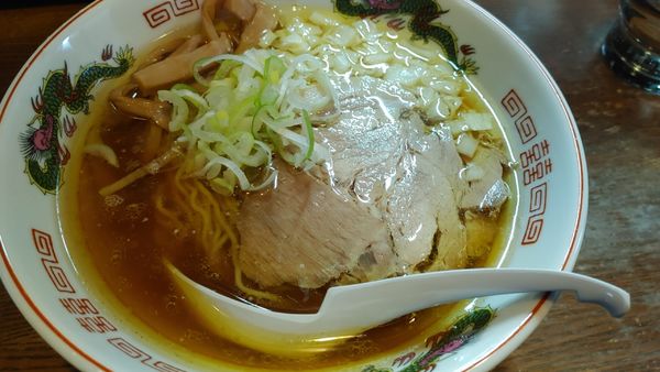 「朝専用中華そば　醤油　脂多め」@らあめん 寸八 総本店の写真