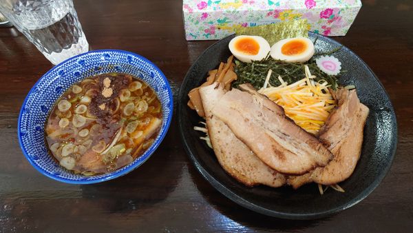 「ネギつけそば（小） 850円 + 替玉 100円」@麺屋こうきの写真