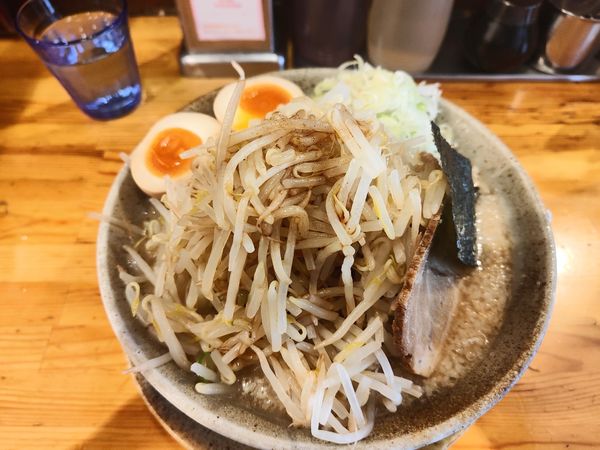 「もやし味付玉子らあ麺（塩・細麺）」@らあ麺 やったるの写真