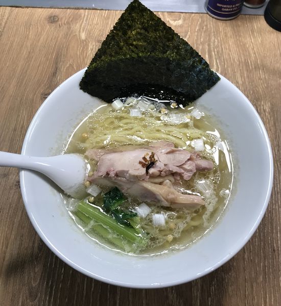 「昆布の塩らー麺 ¥850」@昆布の塩らー麺専門店 MANNISH 東日本橋店の写真