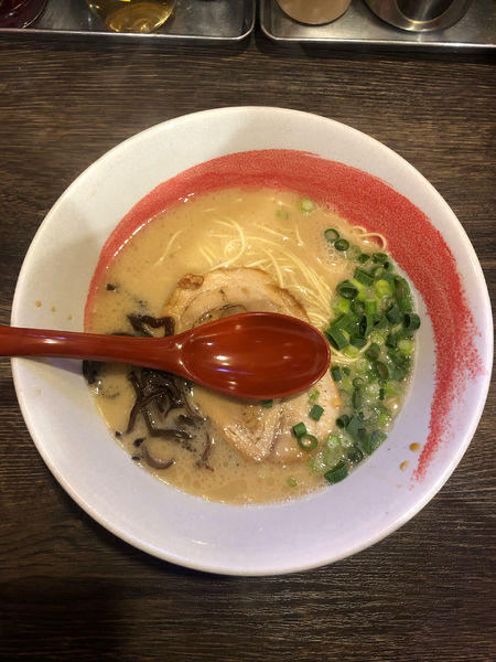 「博多らーめん」@らーめん たつ屋の写真