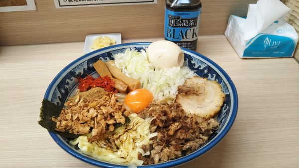 「狼煙まぜそば特盛➕チーズ➕ニンニク」@狼煙 大宮店の写真