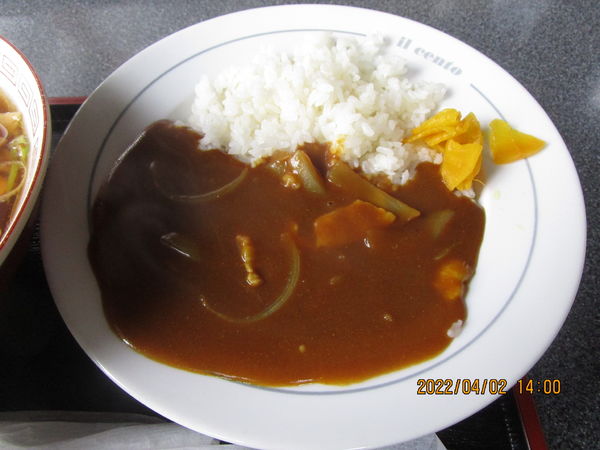 「半カレーライス 370円」@信州の写真