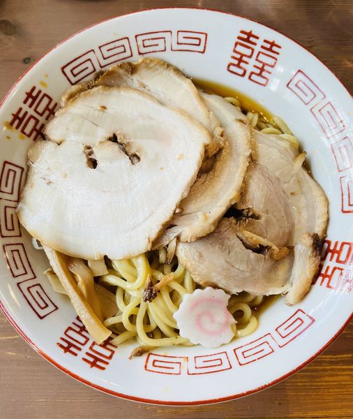 「オイスターソース油そば(肉増し)1000円」@自家製麺 うろたの写真